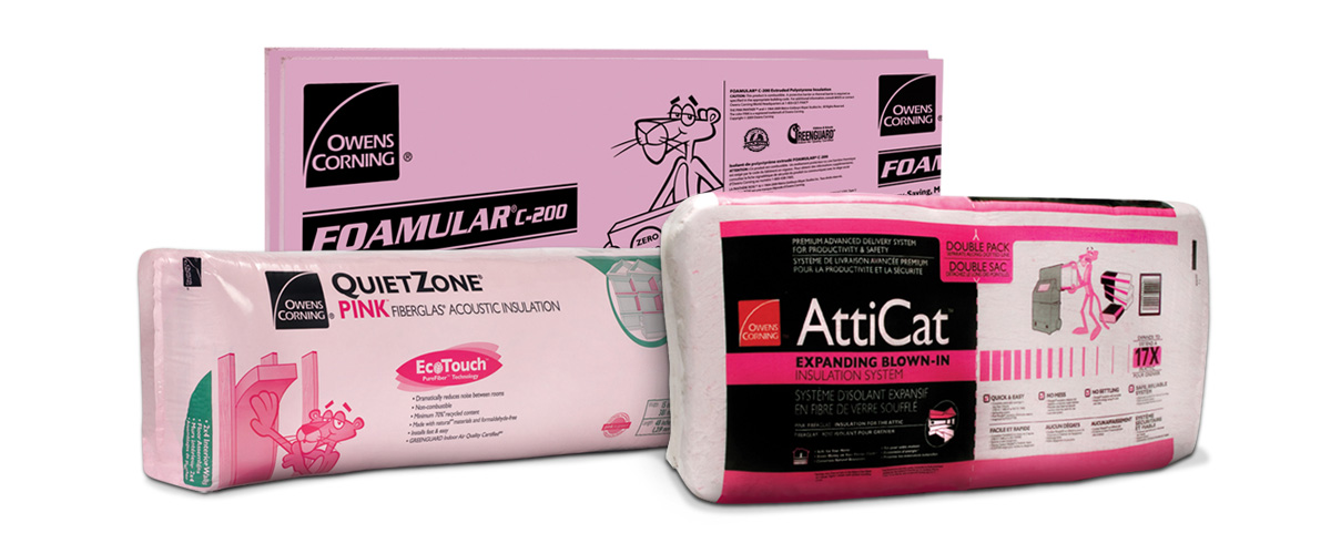 Owens Corning recycled content certified insulation products