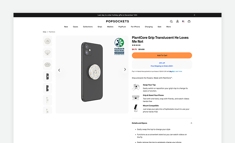 PopSockets Website