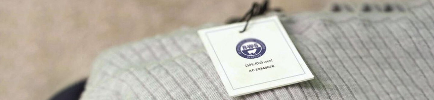 RWS wool tag on clothing