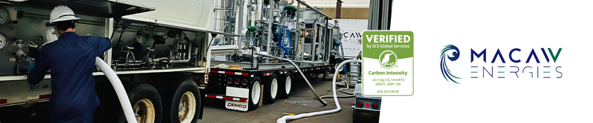 LIQUIDFLARE, Innovative Liquefied Natural Gas from Macaw Energies, Achieves Verified Negative Carbon Intensity from SCS Global Services